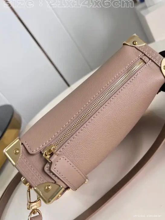 Official oldcobbler PM-21*14*6CM Trunk VUITTON Side LOUIS 0606